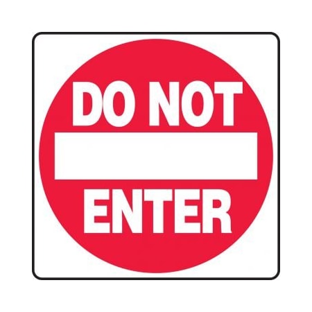Accuform Safety Sign DO NOT ENTER 24 in x 24 in MVHR484XV MVHR484XV
